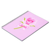 Rosa-Notebook Notizblock (Linke Seite)