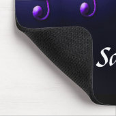 Rosa Noten an Strings Mousepad (Ecke)