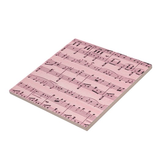 Rosa Noten Fliese (Seite)