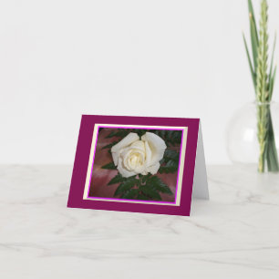 Rosa Notenkarten cremefarben