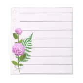 Rosa Notepad Notizblock (Vorderseite)
