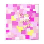 Rosa Notizblock (Vorderseite)