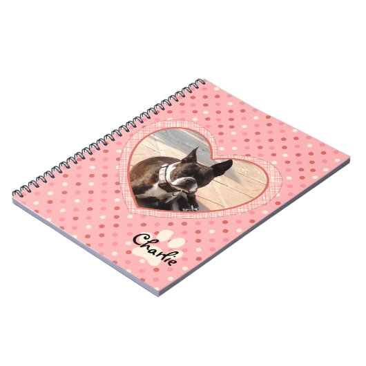 Rosa Notizblock (Linke Seite)