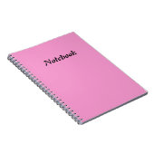 rosa Notizbuch Notizblock (Rechte Seite)