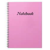 rosa Notizbuch Notizblock (Vorderseite)