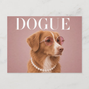 Rosa Nova Scotia Duck Tolling Retriever Postkarte