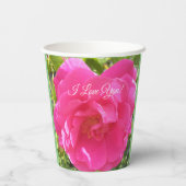 Rosa Nr. 2 / Rosa Rose Pappbecher (Rückseite)