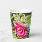 Rosa Nr. 2 / Rosa Rose Pappbecher (Vorderseite)