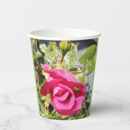 Rosa Nr. 2 / Rosa Rose Pappbecher