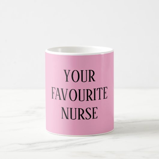 Rosa Nurse-Tasse Kaffeetasse (Mittel)