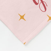Rosa Nussknacker Benutzername Weihnachten Enkelin Fleecedecke (Ecke)