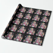 Rosa Nussknacker Disco-Kugel-Sonnenbrille Friedens Geschenkpapier (Ungerollt)