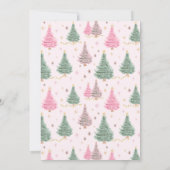 Rosa Nussknacker Eine fröhliche kleine Babyparty Einladung (Rückseite)