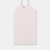 Rosa Nussknacker individuelle Geschenkanhänger (Rückseite)
