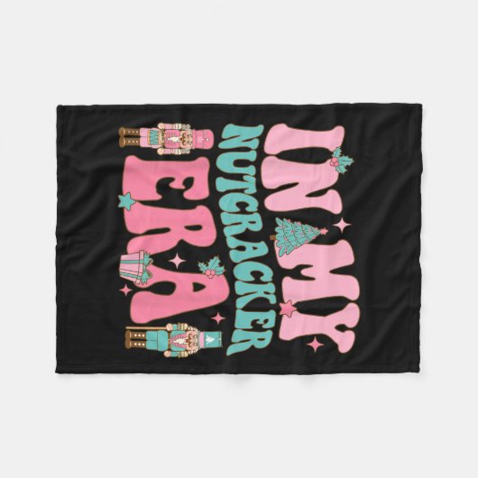 Rosa Nussknacker-Truppe in meiner Nussknackerzeit Fleecedecke (Vorderseite (Horizontal))