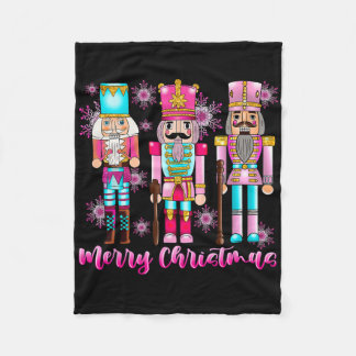Rosa Nussknacker-Truppe Rosa Weihnachten Byllet Xm Fleecedecke