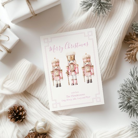 Rosa Nussknacker Weihnachten
