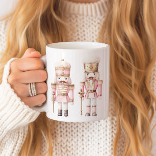 Rosa Nussknacker-Weihnachten Kaffeetasse