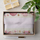Rosa Nussknacker-Weihnachtsbaum-Geschenktasche Seidenpapier (Geschenk)