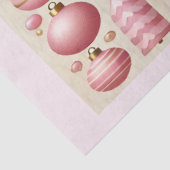 Rosa Nussknacker-Weihnachtsbaum-Geschenktasche Seidenpapier (Ausschnitt)