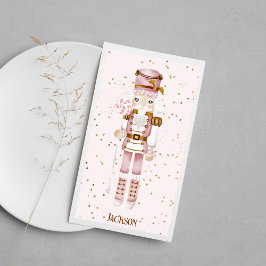 Rosa Nutcracker Handtuch Serviette