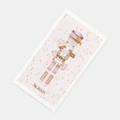 Rosa Nutcracker Handtuch Serviette (Ecke)