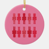 Rosa Nutcracker-Ornament Keramik Ornament (Vorne)
