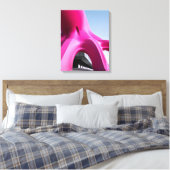 Rosa Octo-Architektur Leinwanddruck (Insitu (Schlafzimmer))