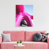 Rosa Octo-Architektur Leinwanddruck (Insitu (Wohnzimmer))