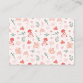 Rosa Octopus Buchanfrage Begleitkarte (Rückseite)