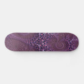 Rosa Octopus Fraktal Abstrakt Skateboard (Horizontal)
