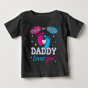 Rosa oder Blau, Daddy Lieben Sie Baby T-shirt
