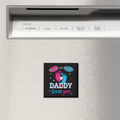 Rosa oder Blau, Daddy liebt dich Magnet (In Situ (Geschirrspüler))