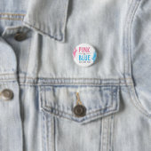 Rosa oder Blau decken wir Liebe Sie Button (Beispiel)