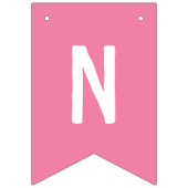 Rosa oder Blau decken wir Liebe Sie Geschlecht Wimpelkette (Dritte Fahne)