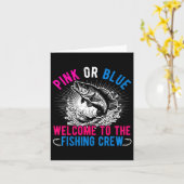 Rosa oder Blau des Geschlechts: Willkommen in der  Karte (Gelbe Blume)