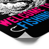 Rosa oder Blau des Geschlechts: Willkommen in der  Poster (Ecke)