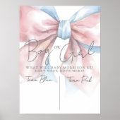 Rosa oder Blau - Geschlecht- Enthüllungsfeier Poster (Vorne)