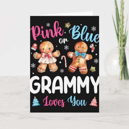 Rosa oder Blau Grammy liebt dich Geschlecht enthül Karte (Vorderseite)