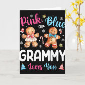 Rosa oder Blau Grammy liebt dich Geschlecht enthül Karte (Gelbe Blume)
