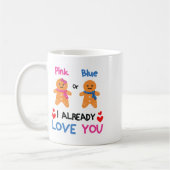 Rosa oder Blau Ich liebe dich bereits Geschlecht E Kaffeetasse (Links)