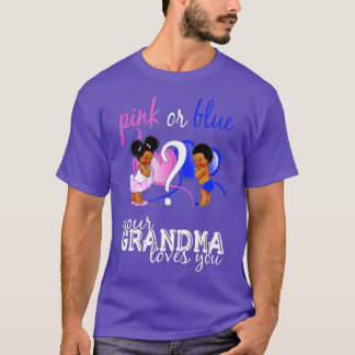Rosa oder blau Ihre Oma-Lieben, die Sie Geschlecht T-Shirt