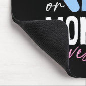 Rosa oder blau Mama liebt Geschlecht enthüllung ne Mousepad (Ecke)