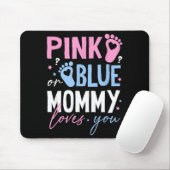 Rosa oder blau Mama liebt Geschlecht enthüllung ne Mousepad (Mit Mouse)