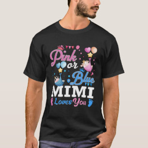 Rosa oder Blau Mimi liebt dich Geschenke Kuh Baby T-Shirt