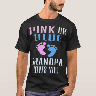 Rosa oder Blau Opa liebt dich Geschenk Outfit , lu T-Shirt
