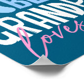 Rosa oder blau Opa liebt Geschlechtsenthüllung neu Poster (Ecke)