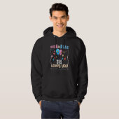 Rosa oder Blau Schwester liebt dich am meisten Sch Hoodie (Vorne ganz)