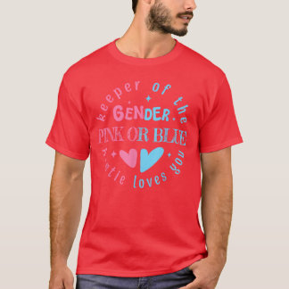 Rosa oder Blau Tante liebt dich Hüter des Geschlec T-Shirt