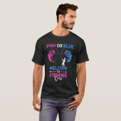 Rosa oder blau Willkommen bei der Crew der Fischer T-Shirt (Vorne ganz)